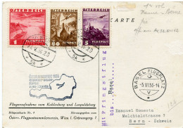 AUTRICHE CARTE AVEC CACHET " OSTERR PFINSGFLUG.....SCHWEIZ 28 MAI-3 JUNI 1936 " DEPART WIEN 27 V 36 POUR LA SUISSE - Andere & Zonder Classificatie