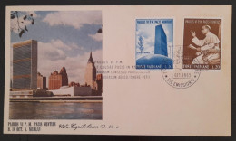 SL) 1965 VATICAN CITY TALL BUILDINGS FDC - Otros & Sin Clasificación