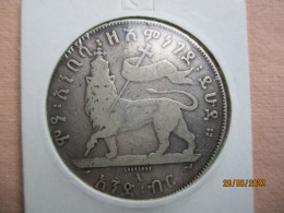 Ethiopia Menelik 1 Birr 1889 EE (1896/97) - Etiopía