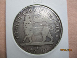 Ethiopia Menelik 1 Birr 1889 EE (1896/97) - Aethiopien