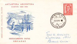 ARGENTINA - ISLAS ORCADAS DEL SUR 1964 / ZG129 - Storia Postale