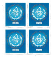 Österreich 1977: ANK 1564, UNO- Mitläufer, 20 Jahre IAEA, Viererblock ** - Atoom