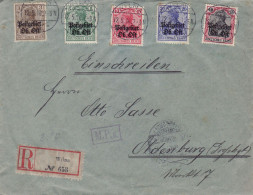 GERMAN OCCUPATION 1916  R - Letter Sent From WILNO To OLDENBURG - Briefe U. Dokumente