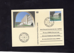 Entier Postal NATIONS UNIES - GENEVE - 1.1.00 / Aux Collectionneurs De L'APNU - Storia Postale