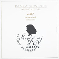 Slovénie, 1 Cent To 2 Euro, Euro Set, 2007, BU, FDC - Eslovenia