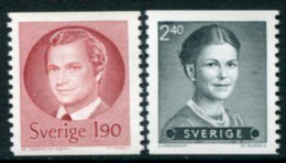 SWEDEN 1984 Definitive: King And Queen MNH / **.  Michel 1276-77 - Unused Stamps