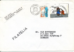 Portugal Cover Sent To Denmark 17-2-1992 - Cartas & Documentos