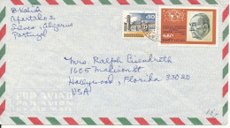 Portugal Air Mail Cover Sent To USA 1974 - Cartas & Documentos