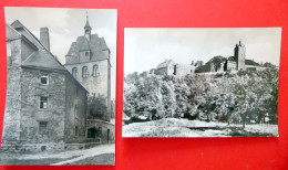 2 X Allstedt -  Sangerhausen - Schloss - Thomas Müntzer Turm - Echt Foto - 1975 - 1977 - Sangerhausen