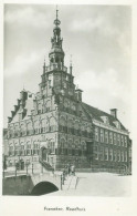 Franeker; Raadhuis (Stadhuis) - Gelopen. (van Leer) - Franeker