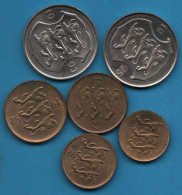 ESTONIA LOT MONNAIES 6 COINS 1991-1995 - Estland
