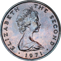 Monnaie, Île De Man, Elizabeth II, New Penny, 1971, SPL, Bronze, KM:20 - Île De  Man