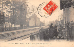 Chamarande           91          La Gare Et La Gendarmerie                  (voir Scan) - Autres & Non Classés
