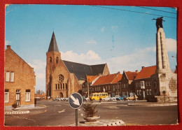 CPM - Poelkapelle - O.L. Vrouwkerk - Monument Guynemer  -( Belgique ) - Langemark-Poelkapelle