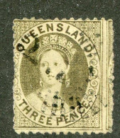 4995 BCx Queensland 1863 Scott 15 Used (Lower Bids 20% Off) - Used Stamps