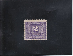 TIMBRES-TAXE 2C VIOLET  NEUF *  N°7  YVERT ET  TELLIER  1930-32 - Port Dû (Taxe)