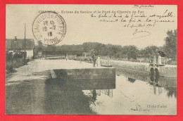 -- CHAMPS (Yonne) - ECLUSE DU SAULCE ET LE PONT DU CHEMIN DE FER  -- - Champs Sur Yonne