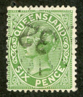5008 BCx Queensland 1879 Scott 60 Used (Lower Bids 20% Off) - Used Stamps