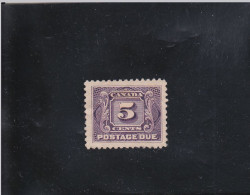 TIMBRES-TAXE 5C VIOLET  NEUF SANS GOMME N°9  YVERT ET  TELLIER  1930-32 - Postage Due