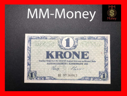 DENMARK 1 Krone 1918   P. 12   XF - Danemark