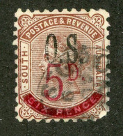 5017 BCx South Aus. 1891 Scott O-59 Used (Lower Bids 20% Off) - Used Stamps