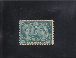 60° ANNIVERSAIRE DU RèGNE DE VICTORIA 2C VERT  NEUF SANS GOMME N° 40 YVERT ET TELLIER 1897 - Unused Stamps