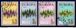 Malta   Europa Cept 1972 Gestempeld - 1972