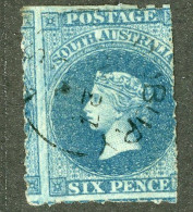 5026 BCx South Aus. 1860 Scott 20 Used (Lower Bids 20% Off) - Used Stamps