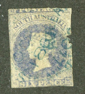 5030 BCx South Aus. 1857 Scott 8 Used (Lower Bids 20% Off) - Usati