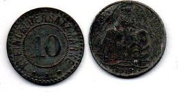 MA 23042 / Stadt Fulda 10 Pfennig 1917 TTB - Monedas/ De Necesidad