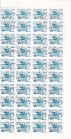 EXPORTATIONS OBLITéRéS FEUILLES DE 80 TIMBRES  N° 2338+2341+2343+2345 YVERT ET TELLIER 1982 - Lots & Serien