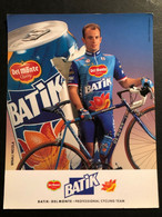 Nicola Minali - BATIK Del Monte - 1997 - Carte / Card - Cyclists - Cyclisme - Ciclismo -wielrennen - Cyclisme
