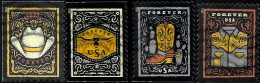 VEREINIGTE STAATEN ETATS UNIS USA 2021 WESTERN WEAR SET 4V USED SN 5615-18 MI 5848-51 YT 5457-60 SN - Used Stamps