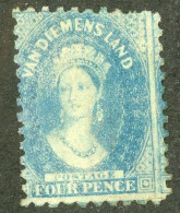 5067 BCx Tasmania 1864 Scott 25 M(*) (Lower Bids 20% Off) - Ungebraucht