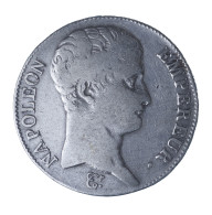 Premier Empire 5 Francs Napoléon Empereur Calendrier Révolutionnaire An 13 Toulouse - 5 Francs
