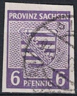 Alliierte Bes. Sachsen Provinzwappen (MiNr: 69X) 1945 Gest Used Obl - Gebraucht