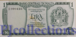 MALTA 1 LIRA 1973 PICK 31d UNC - Malte