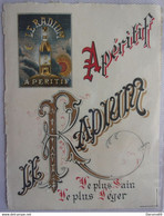 Apéritif Le Radium Publicité - Advertising (Photo) - Objets