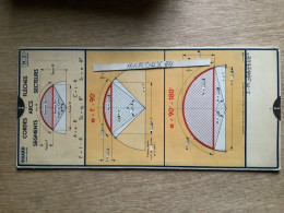 Omaro Règle Abaque Cordes Flèches Arcs Segments Secteurs - Materiaal En Toebehoren