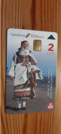 Phonecard Latvia - Folklore, National Costume - Letonia