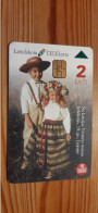 Phonecard Latvia - Folklore, National Costume - Latvia