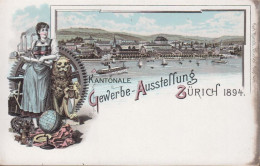 1894. Schweiz. KANTONALE GewerbeAusstellung ZÜRICH 1894. Beautiful Carte Postale.  - JF441465 - St. Anton