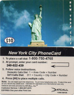 UNITED STATES - PREPAID - ATCALL - MONUMENT - STATUE OF LIBERTY - Sonstige & Ohne Zuordnung
