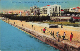 FRANCE - ROYAN (Côte D'Argent) - La Façade Et La Jetée De Fonction - BR - Colorisé - Animé - Carte Postale Ancienne - Royan