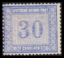 1872. DEUTSCHE REICHS-POST. 30 GROSCHEN. Nice Stamp Hinged, Thin Spot Reverse.  (Michel 13) - JF534008 - Ongebruikt