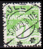 1926. Numeral. 7 Øre Light Green Fine Cancelled VEJLE 5.10.29.  (Michel 166) - JF534071 - Used Stamps