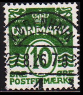 1926. DANMARK. 10 øre Luxus Cancelled KØBENHAVN 27.8.26.  (Michel 120) - JF534074 - Usado