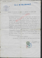 MILITARIA CARTE PHOTO MILITAIRE GROUPE DE SOLDATS & CANON MANOEUVRE À MOURMELON LE GRAND 1930 DE RENÉ ROUSSEAU : - Manuscrits