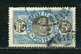 SAINT PIERRE ET MIQUELON - PECHEUR -  N° Yt 107 Obli. CàD PERLÉ - Used Stamps
