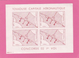 France - Vignette Toulouse Capitale Aéronautique - Concorde 02 1er Vol - Aviación